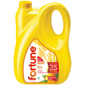 Fortune Refined Sunlite sunflower oil 5 litre can