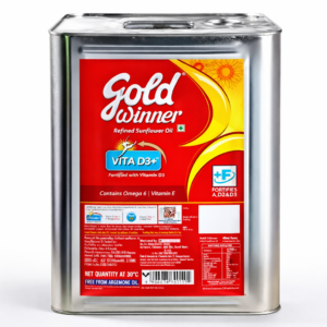 Goldwinner Refined Sunflower Oil 15 Kg Teen