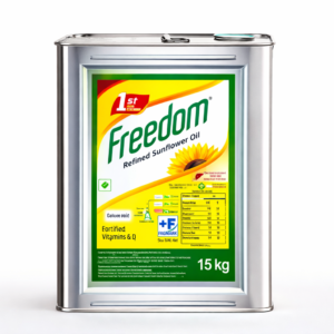 Freedom Refined Sunflower Oil 15 Kg Teen