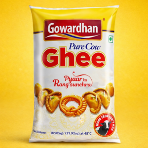 Gowerdhan Pure Cow Ghee Pouch Packing 1 Kg