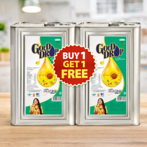 Gold Drop Refined Sunflower Oil 15 Kg Buy 1 Get 1 Free Total 30 Kg