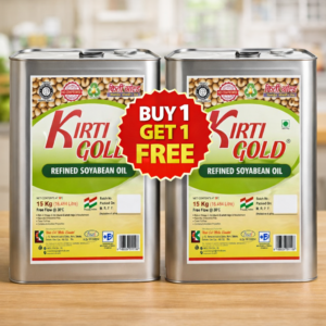 Kirti Gold Refined Soyabean Oil 15 Kg Buy 1 Get 1 Free Total 30 Kg